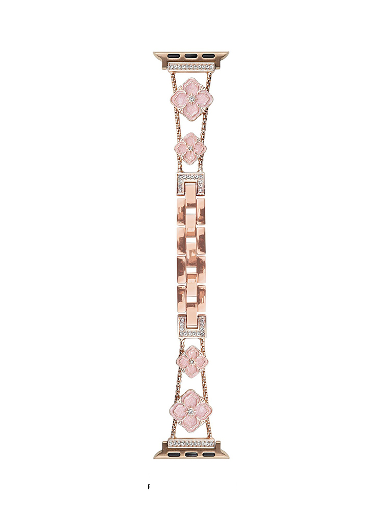 Exotic Four-Leaf Clover Stainless Steel Apple Watch Band - Tatanband