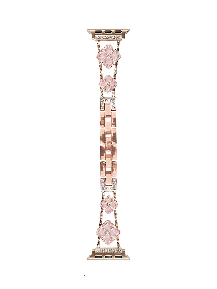 Exotic Four-Leaf Clover Stainless Steel Band