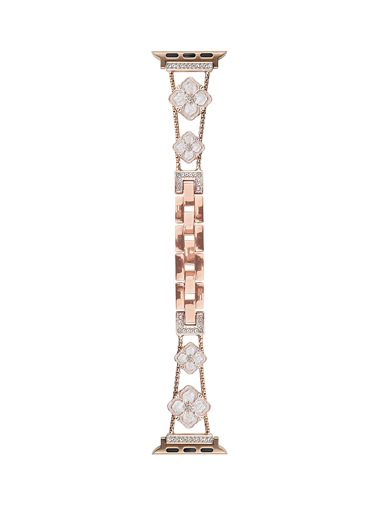 Exotic Four-Leaf Clover Stainless Steel Band