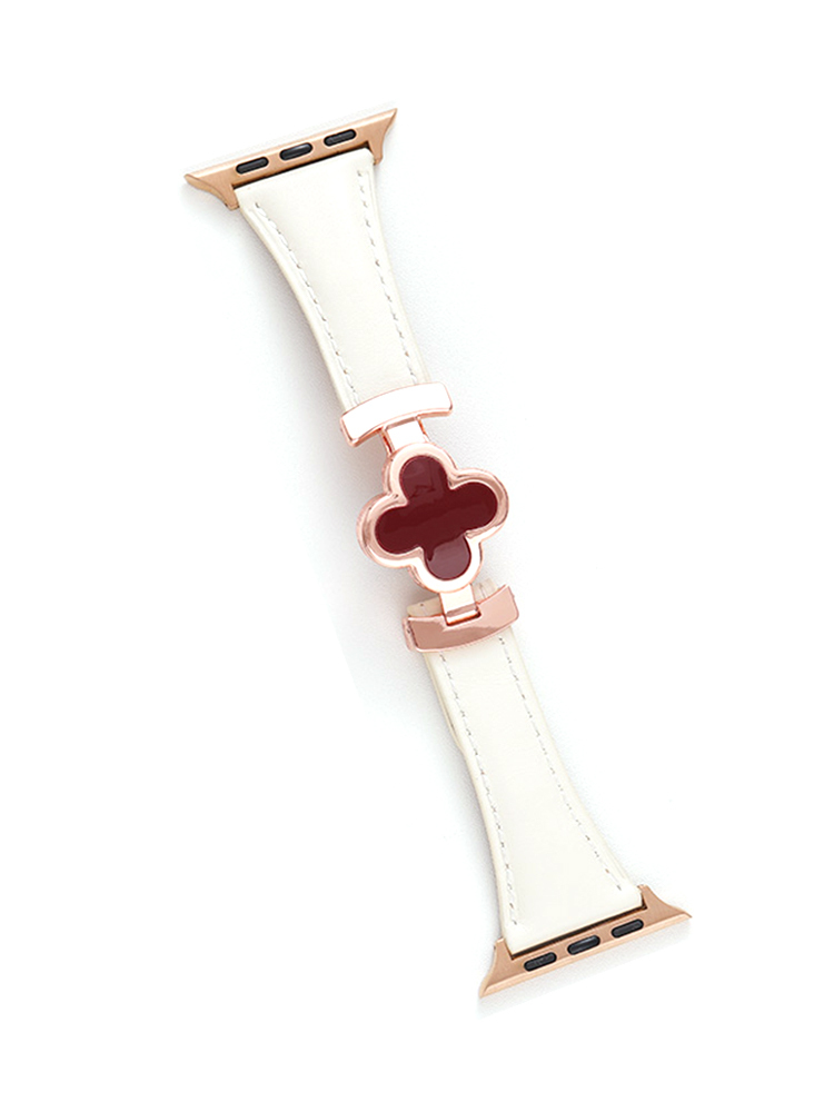 Clover Magnetic Curve Leather Band