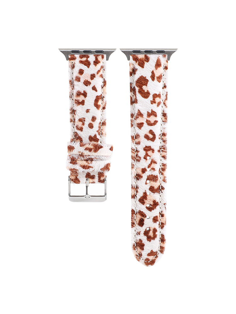Animal Pattern Plush Leather Band