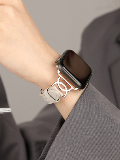 Double C-shaped Leather Band