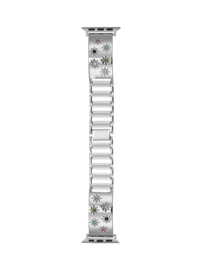 Starburst Color Diamond Bracelet Stainless Steel Band