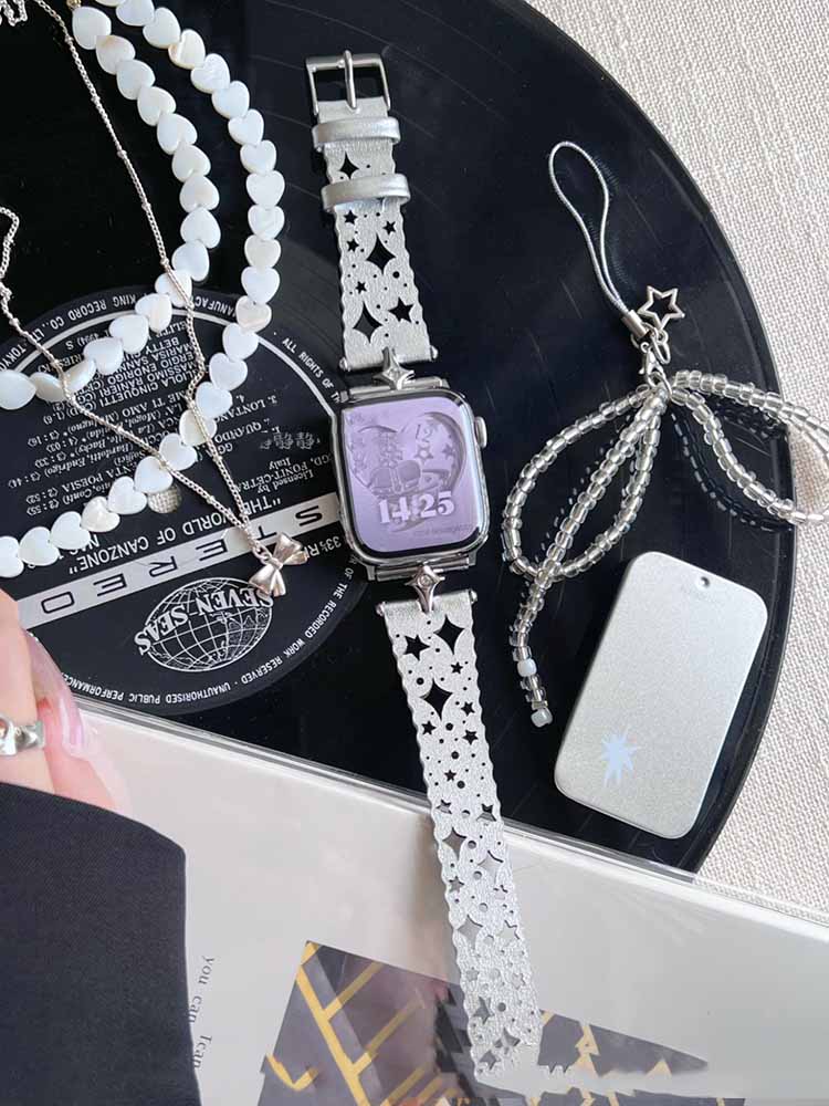 Hollow Starry Sky Leather Band