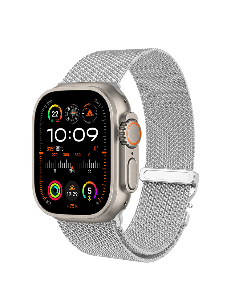 Quick Release_Buckle Milanese Stainless Steel Band