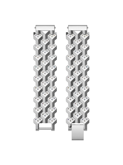 Diamond Pangolin Pattern Stainless Steel Band