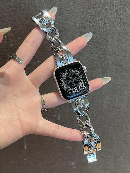 Carved Chain Stainless Steel Band