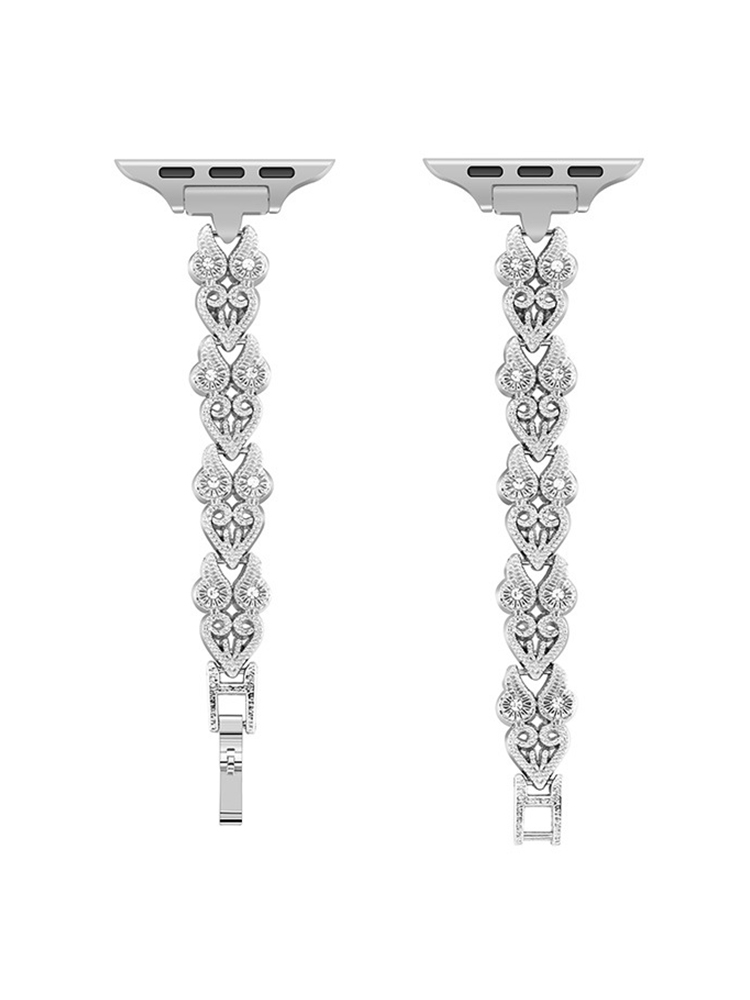 Owl Zircon Stainless Steel Apple Watch Band - Tatanband