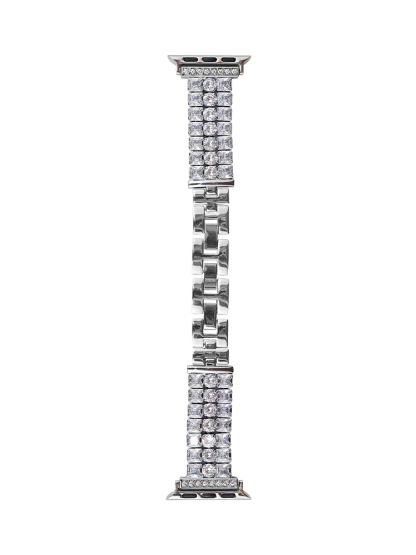 3-link Full Diamond Stainless Steel Band