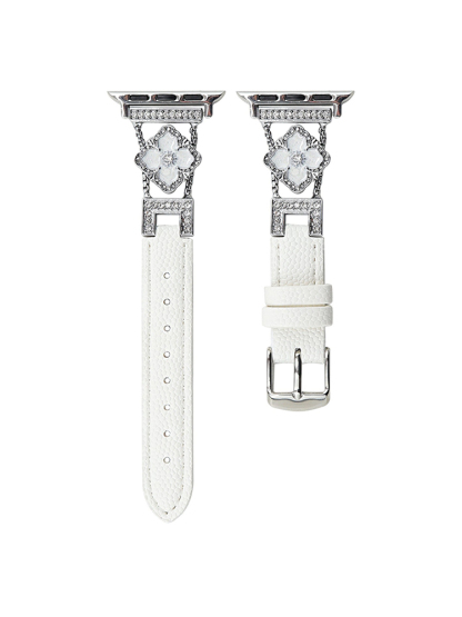 Exotic Four-Leaf Clover Buckle Leather Band