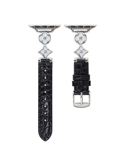 Retro Pattern Connecting Buckle Leather Band