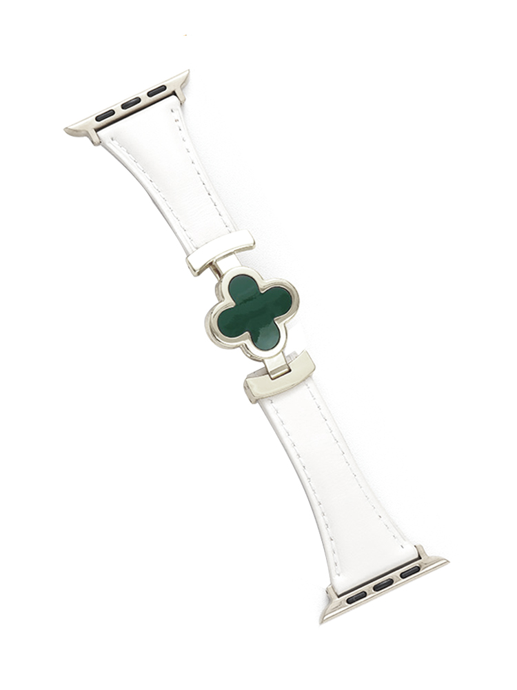 Clover Magnetic Curve Leather Apple Watch Band - Tatanband