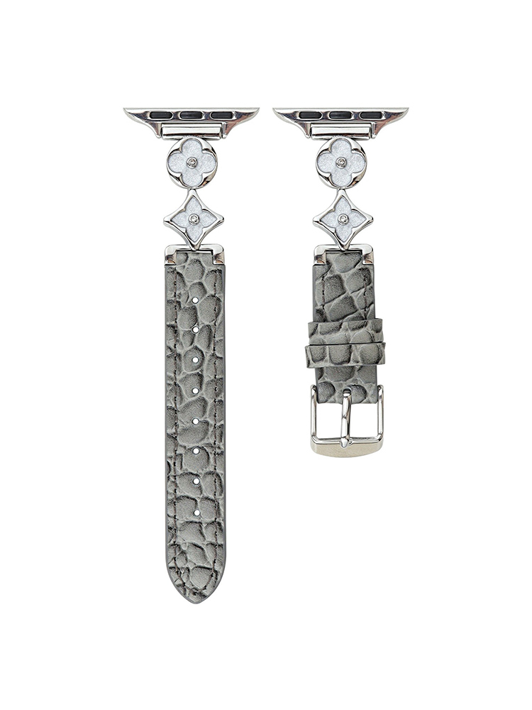 Retro Pattern Connecting Buckle Leather Band