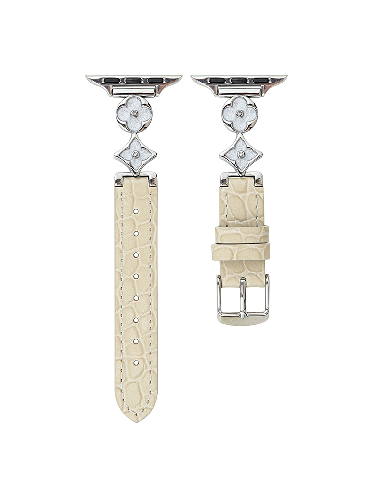 Retro Pattern Connecting Buckle Leather Band