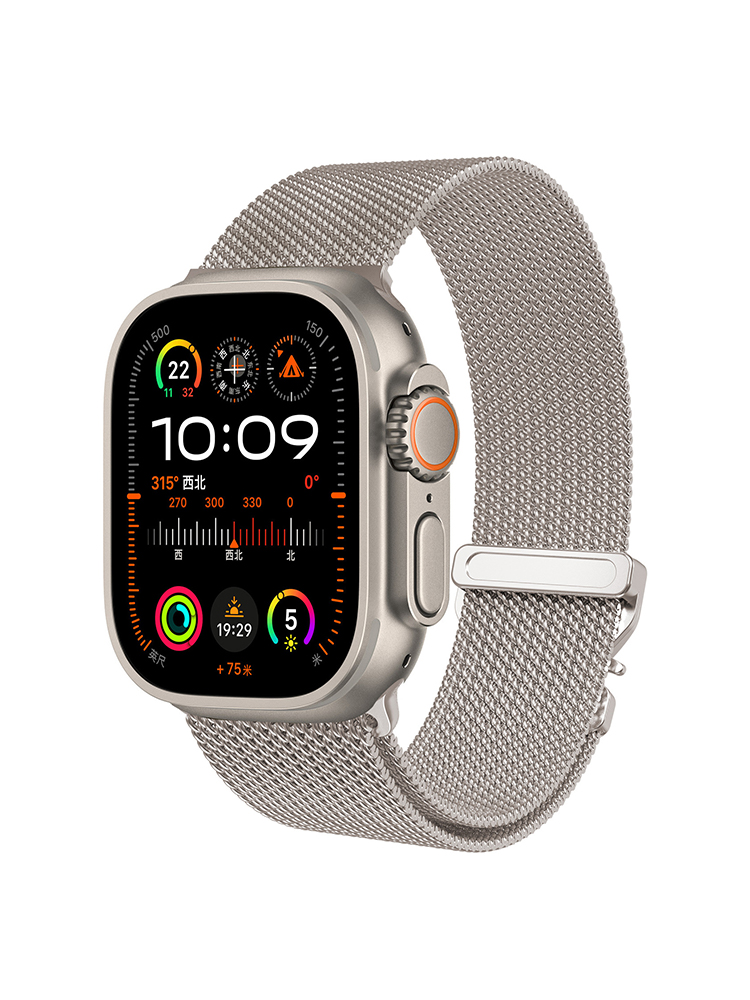 Quick Release_Buckle Milanese Stainless Steel Band