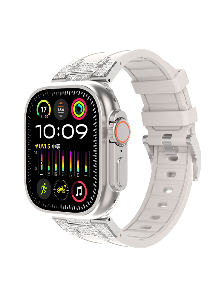 Diamond Connector Silicone Band