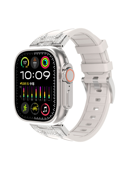 Diamond Connector Silicone Band