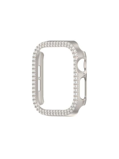 Double Drain Rhinestone PVC Protective Case