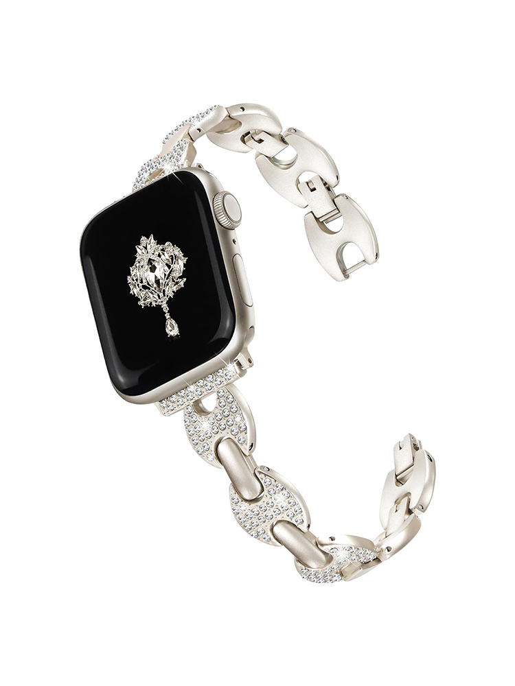 Super Bling Diamond Stainless Steel Band