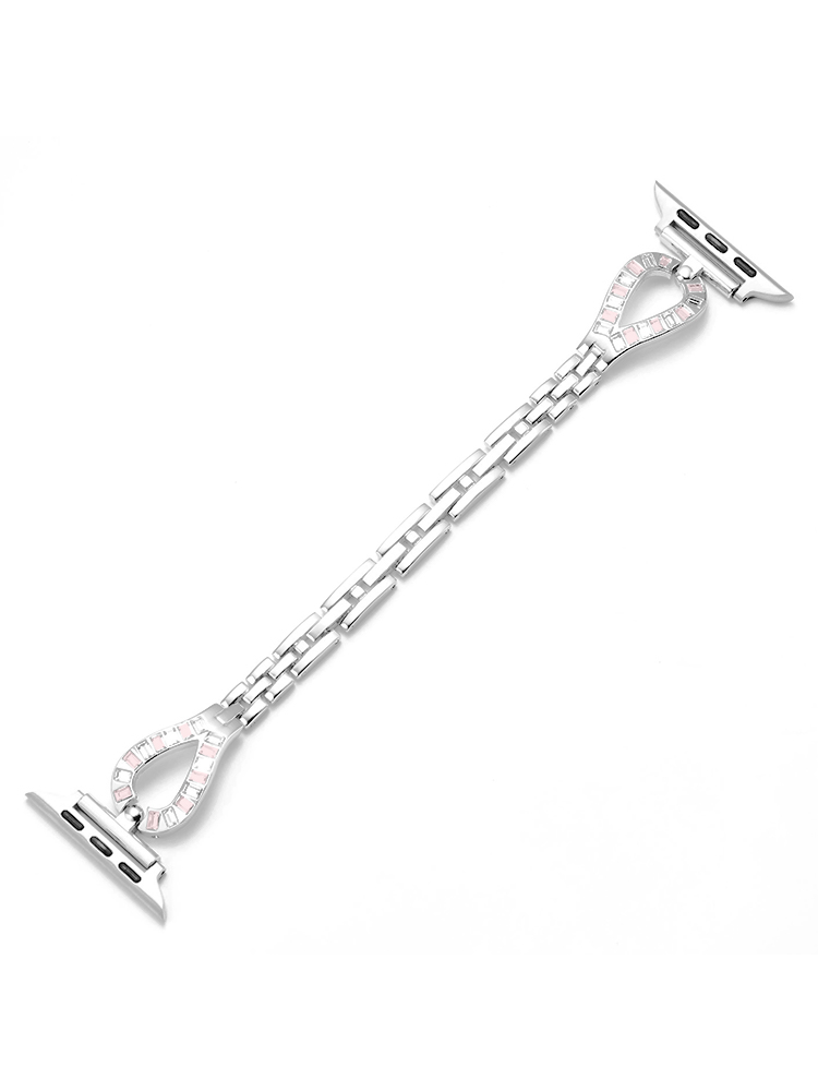 Zircon Teardrop-shaped Stainless Steel Band