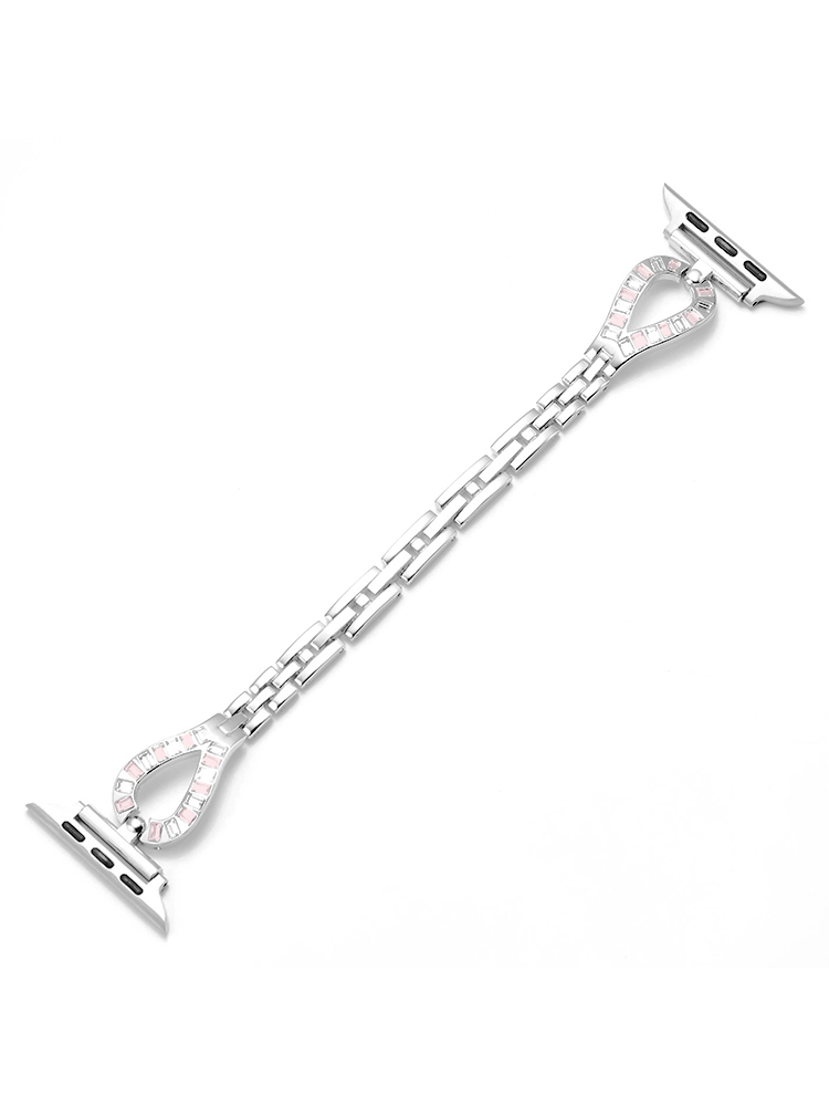 Zircon Teardrop-shaped Stainless Steel Band