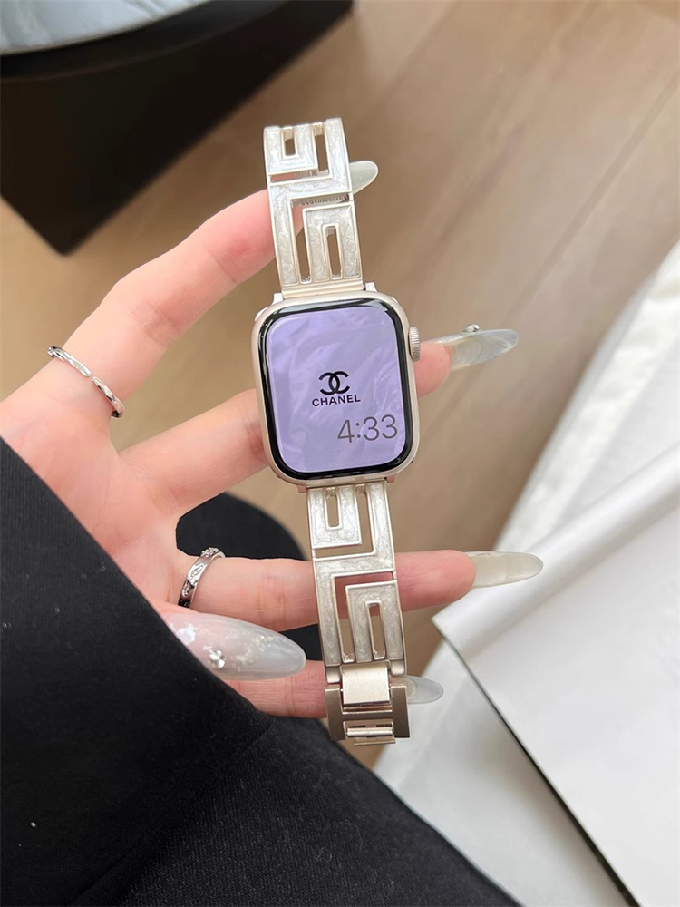 L-shaped Hollow Bracelet Stainless Steel Band-Tatan Band