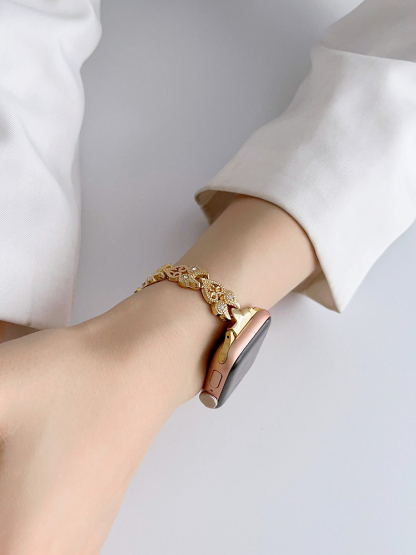 Owl Zircon Stainless Steel Band