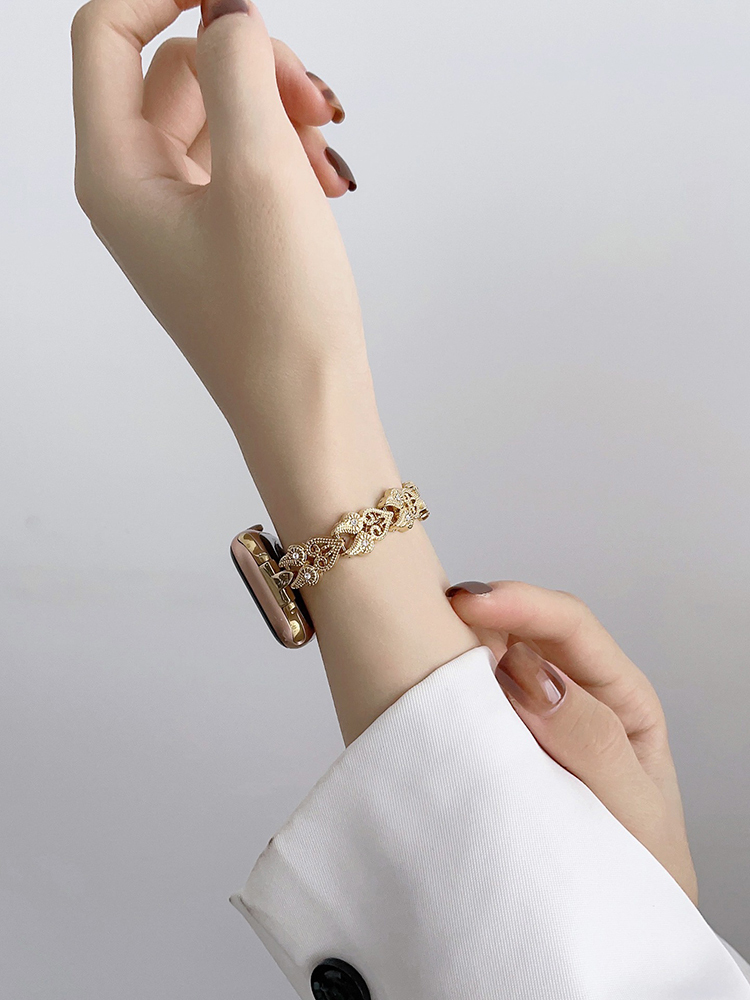 Owl Zircon Stainless Steel Band