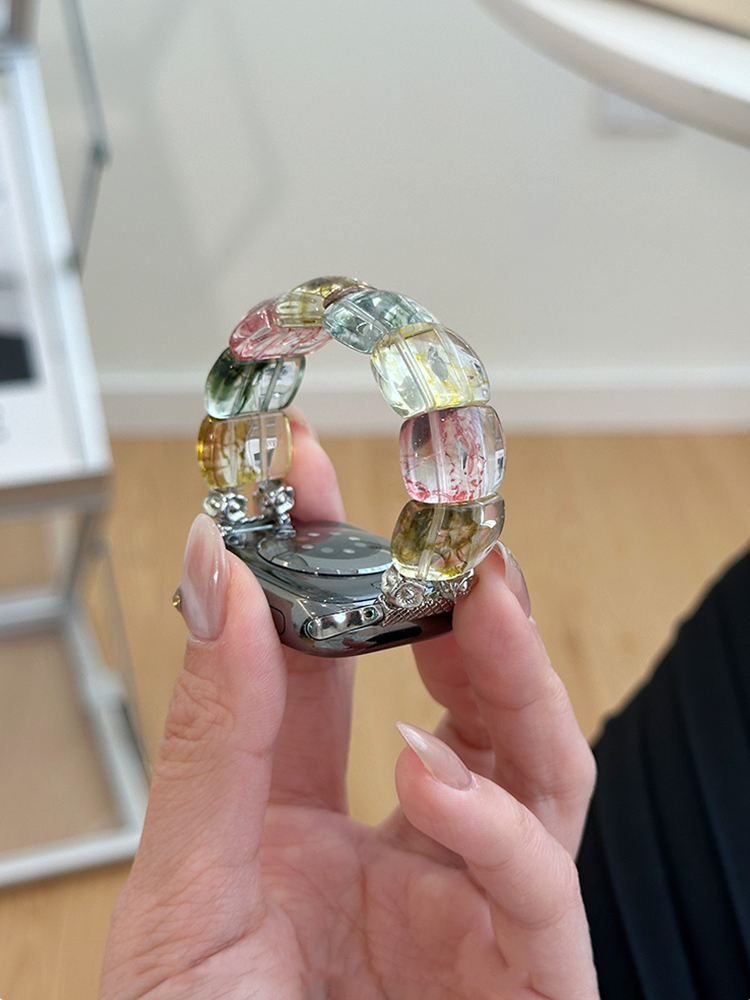 Watercolor Clear Crystal Band