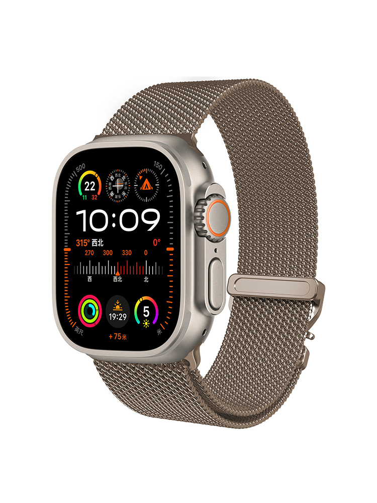 Quick Release_Buckle Milanese Stainless Steel Band