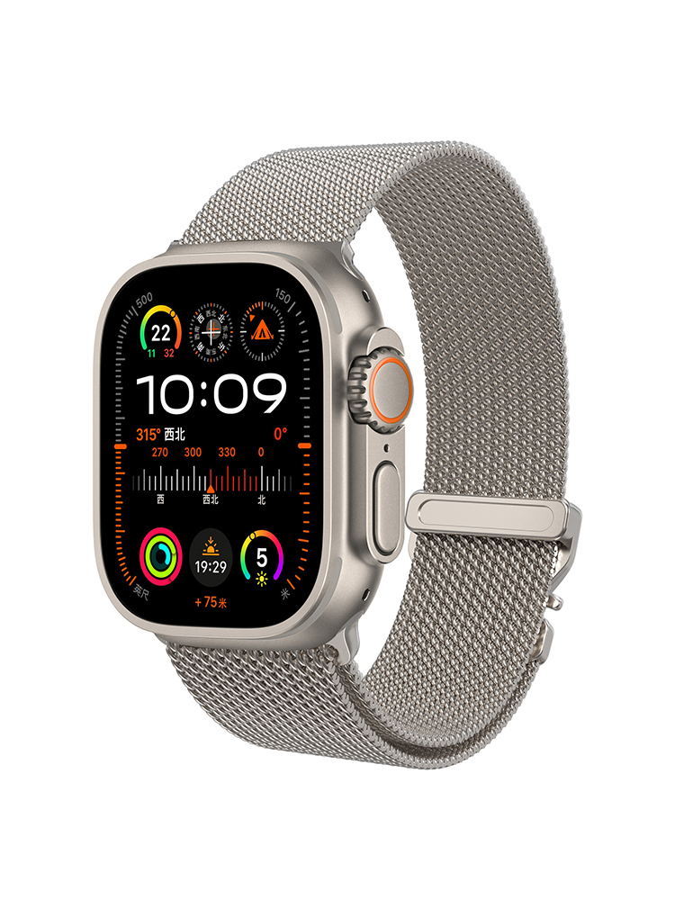 Quick Release_Buckle Milanese Stainless Steel Band