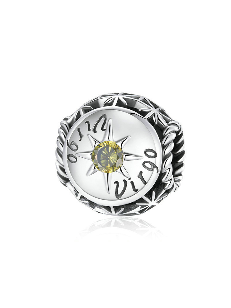 Constellation Birthstone 925 Sterling Silver Beads