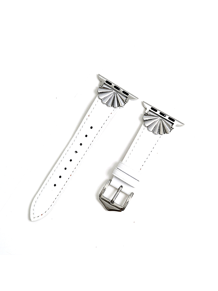 Fan Buckle Leather Apple Watch Band - Tatanband