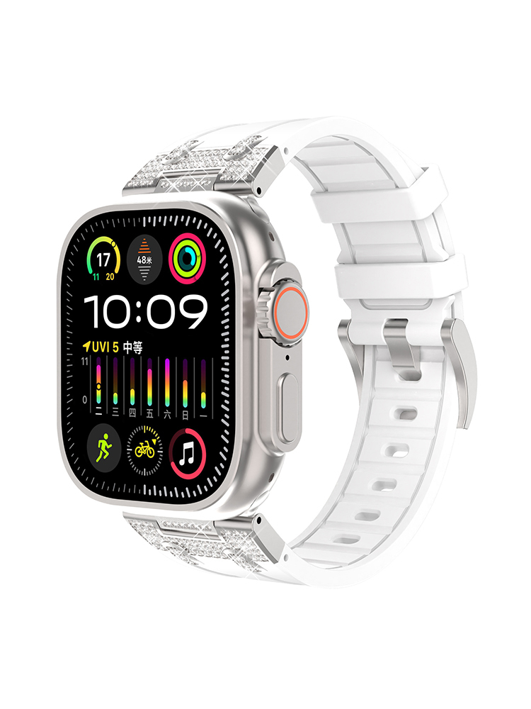 Diamond Connector Silicone Band