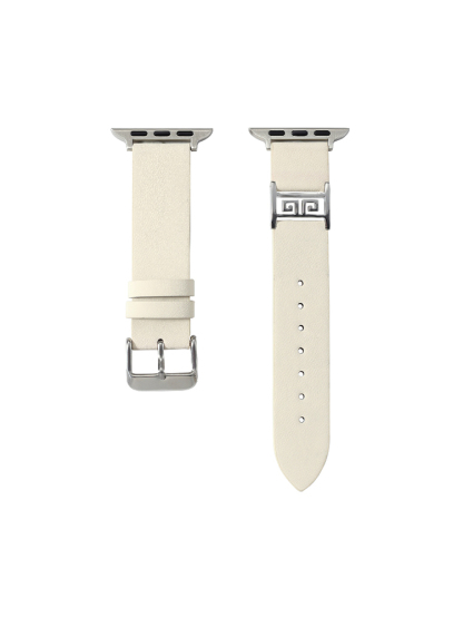 Meander Pattern Buckle Leather Band