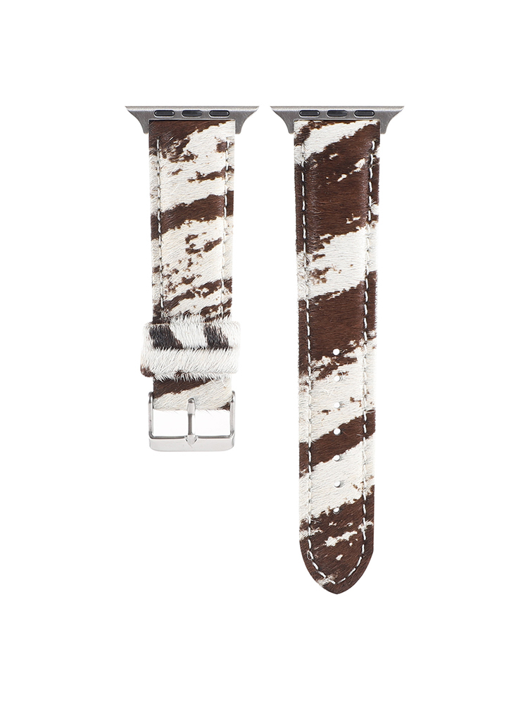 Animal Pattern Plush Leather Band