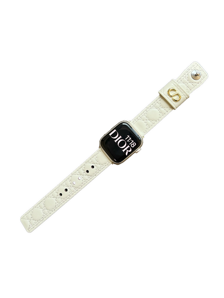 S Rivet Leather Apple Watch Band - Tatanband