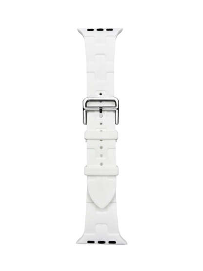 H Letter Print Silicone Band