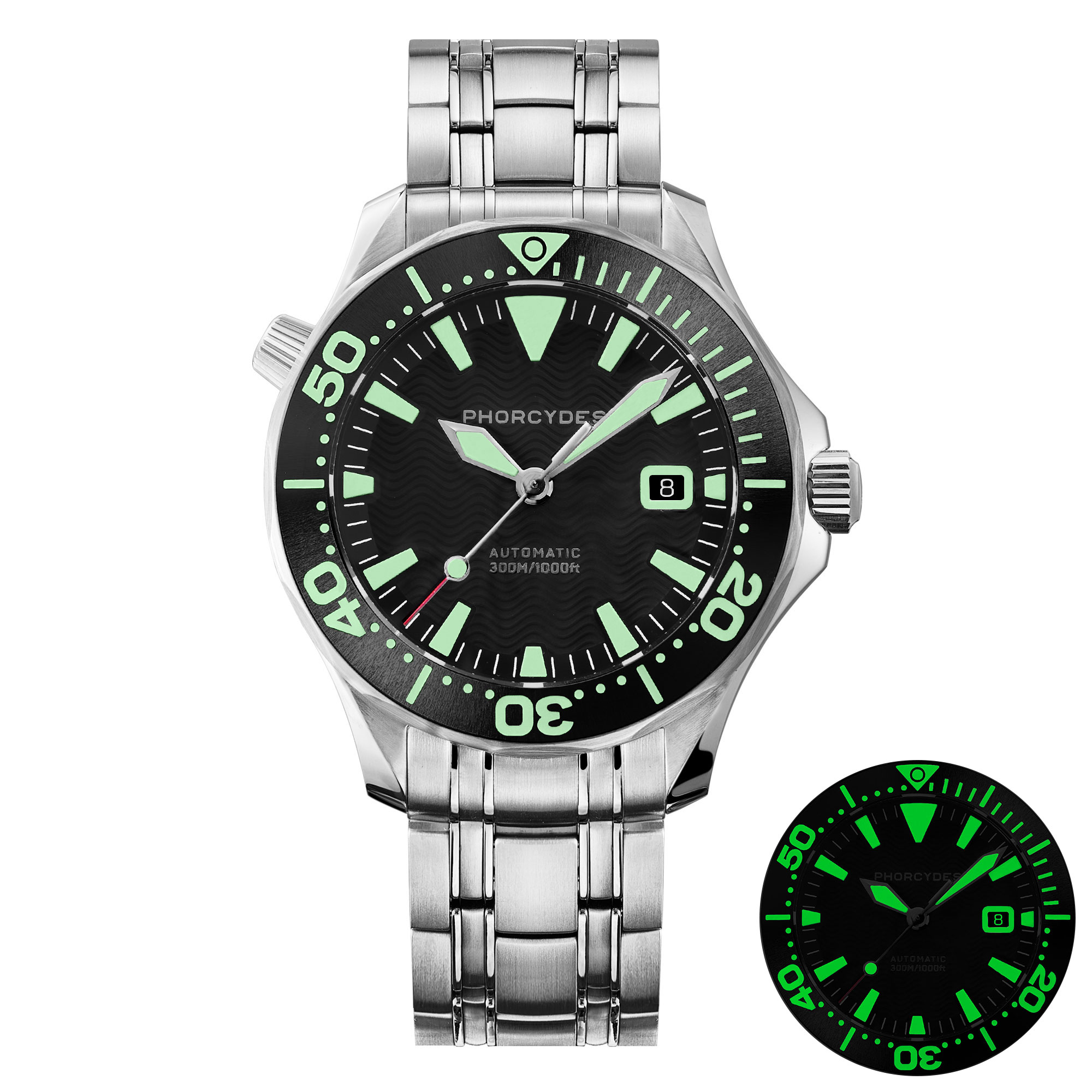 PH-6  with bracelet (black dial)