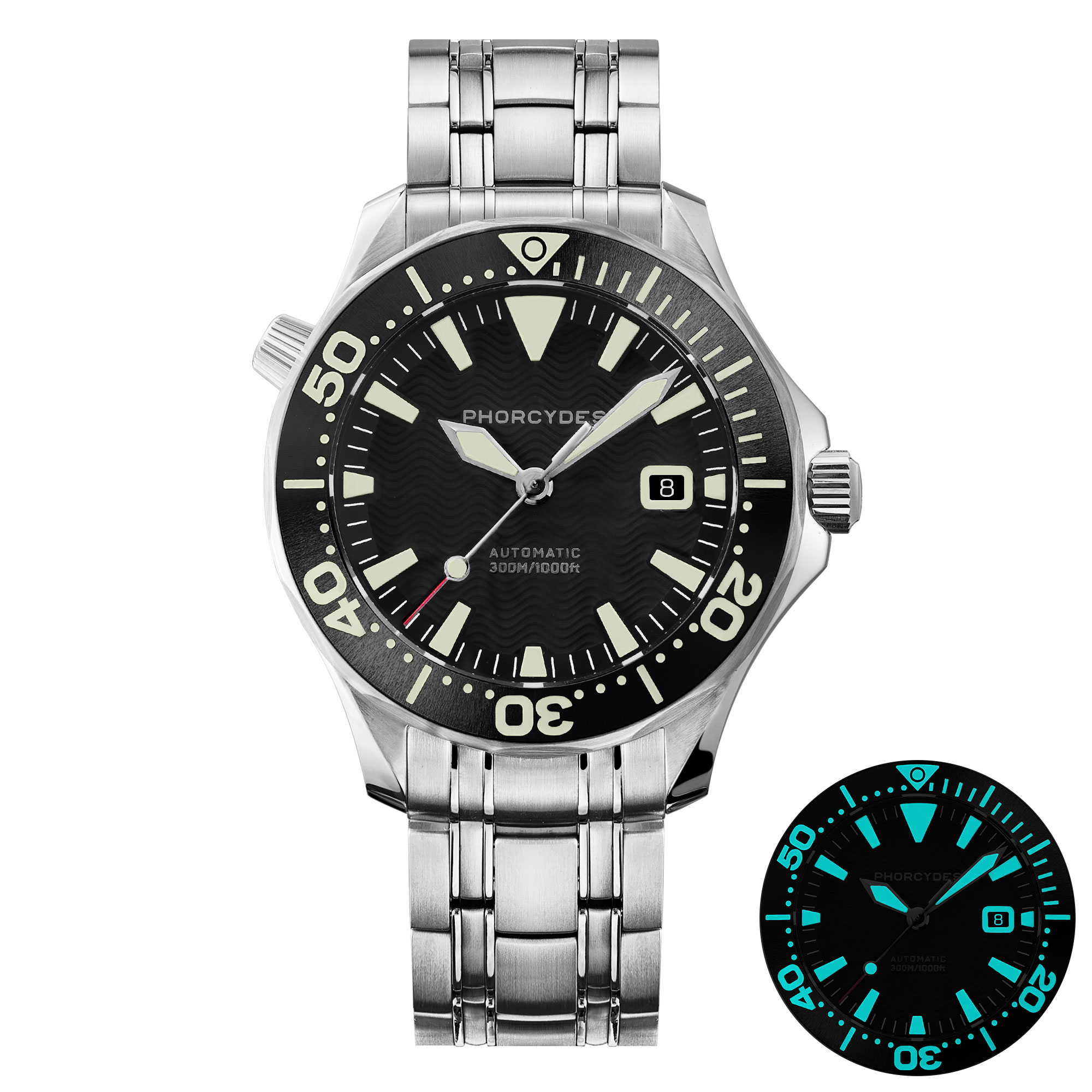 PH-6  with bracelet (black dial)