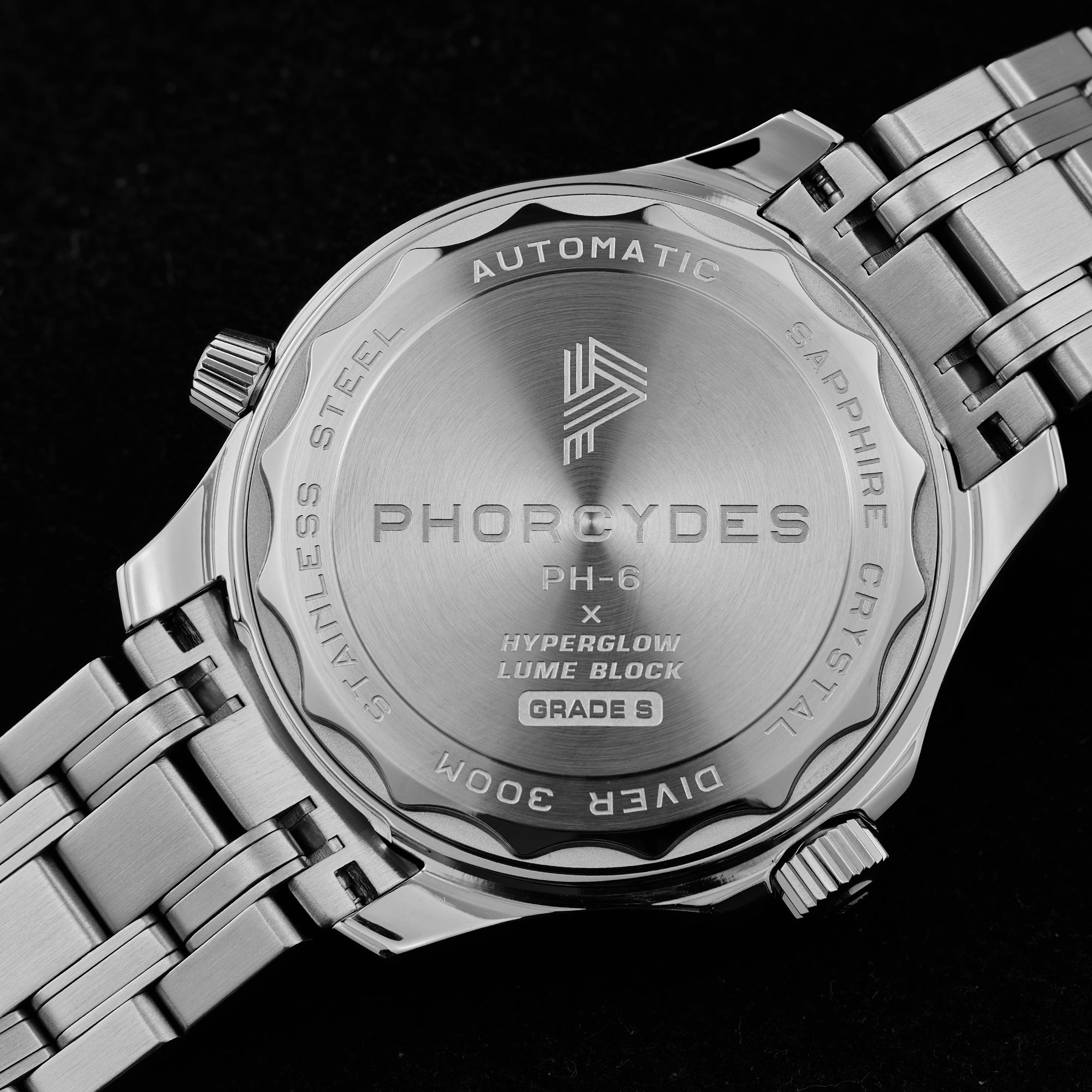 PH-6  with bracelet (black dial)