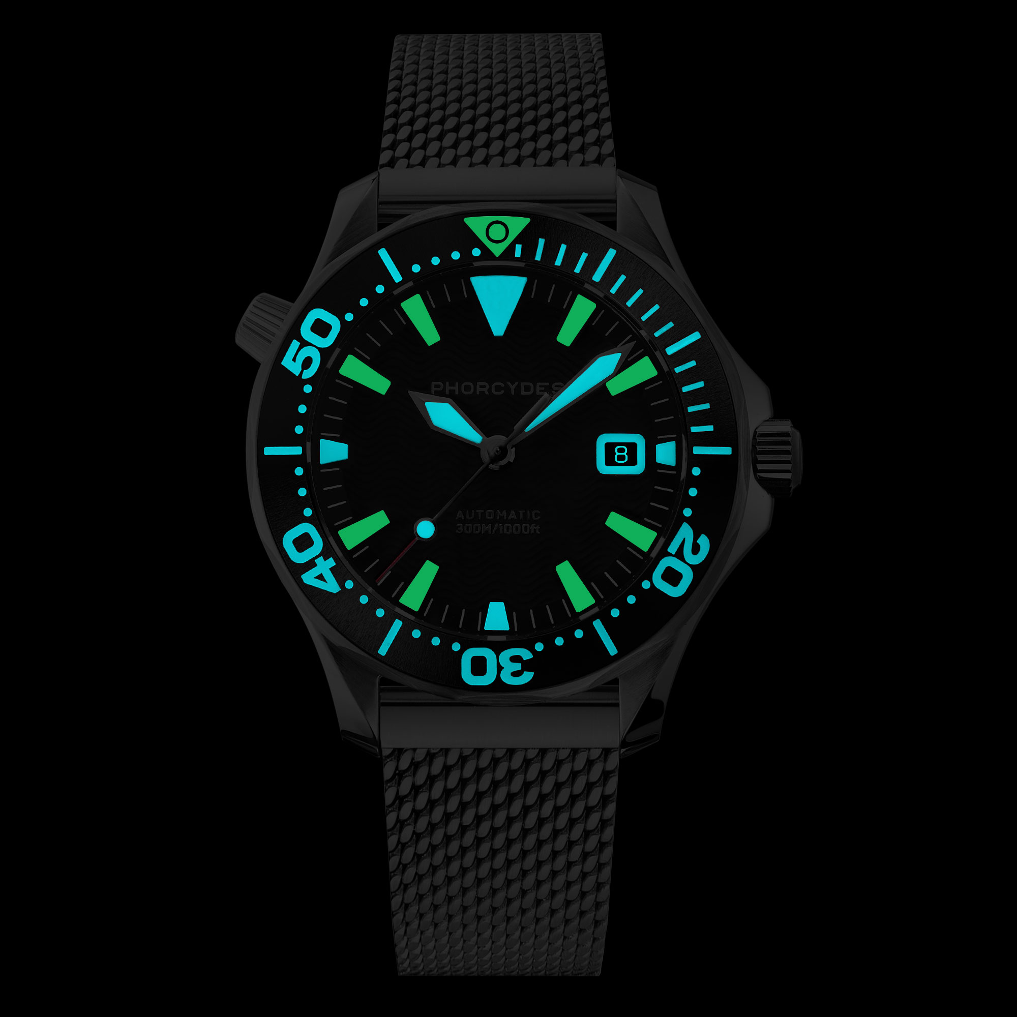 PH-6  with bracelet (black dial)