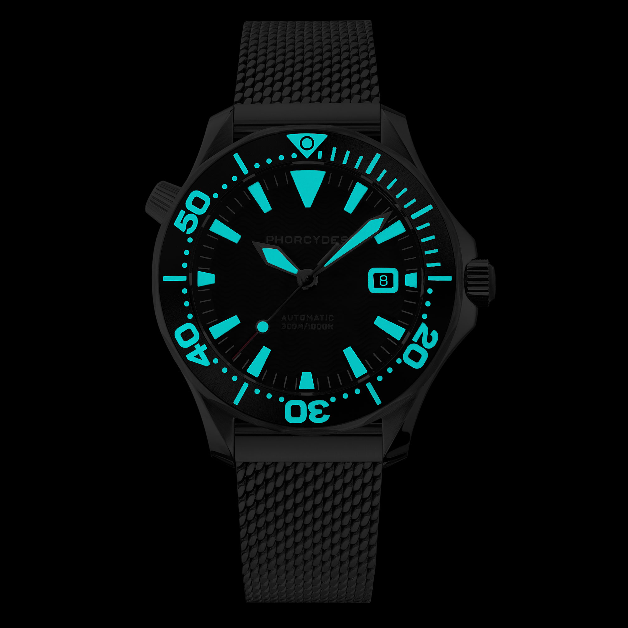 PH-6  with bracelet (black dial)