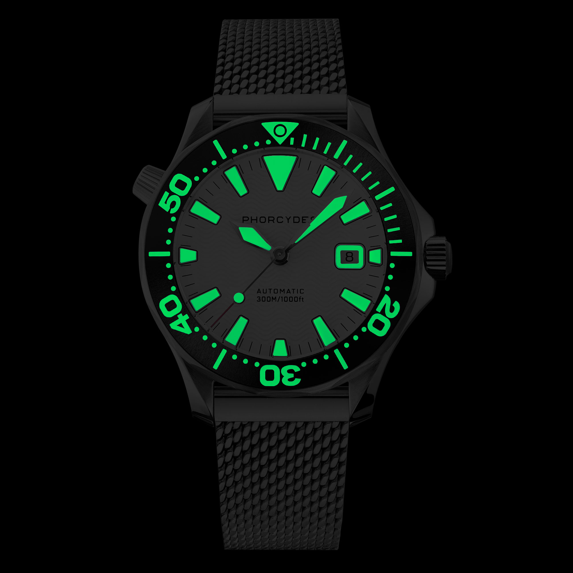 PH-6  with bracelet (white dial)