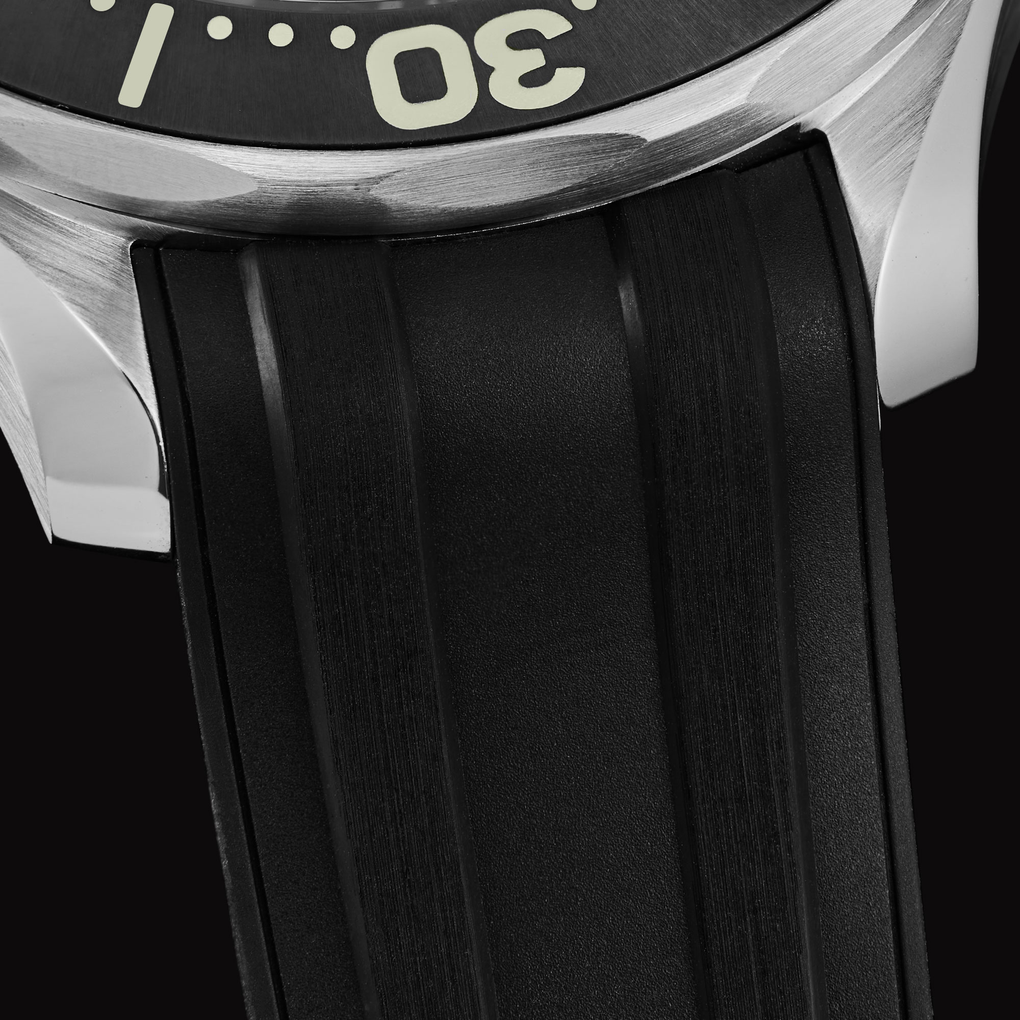 PH-6  with FKM strap (black dial)