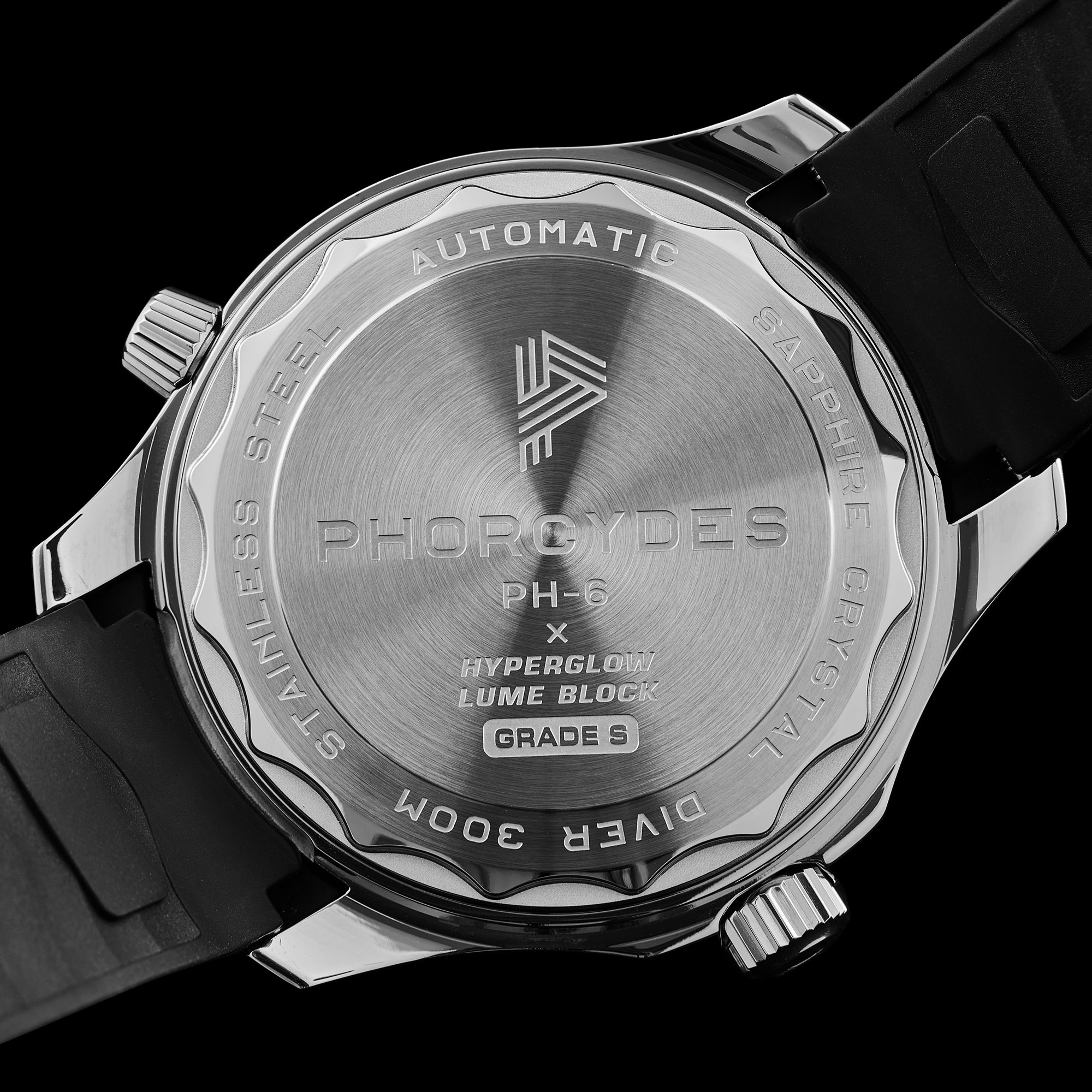 PH-6  with FKM strap (white dial)