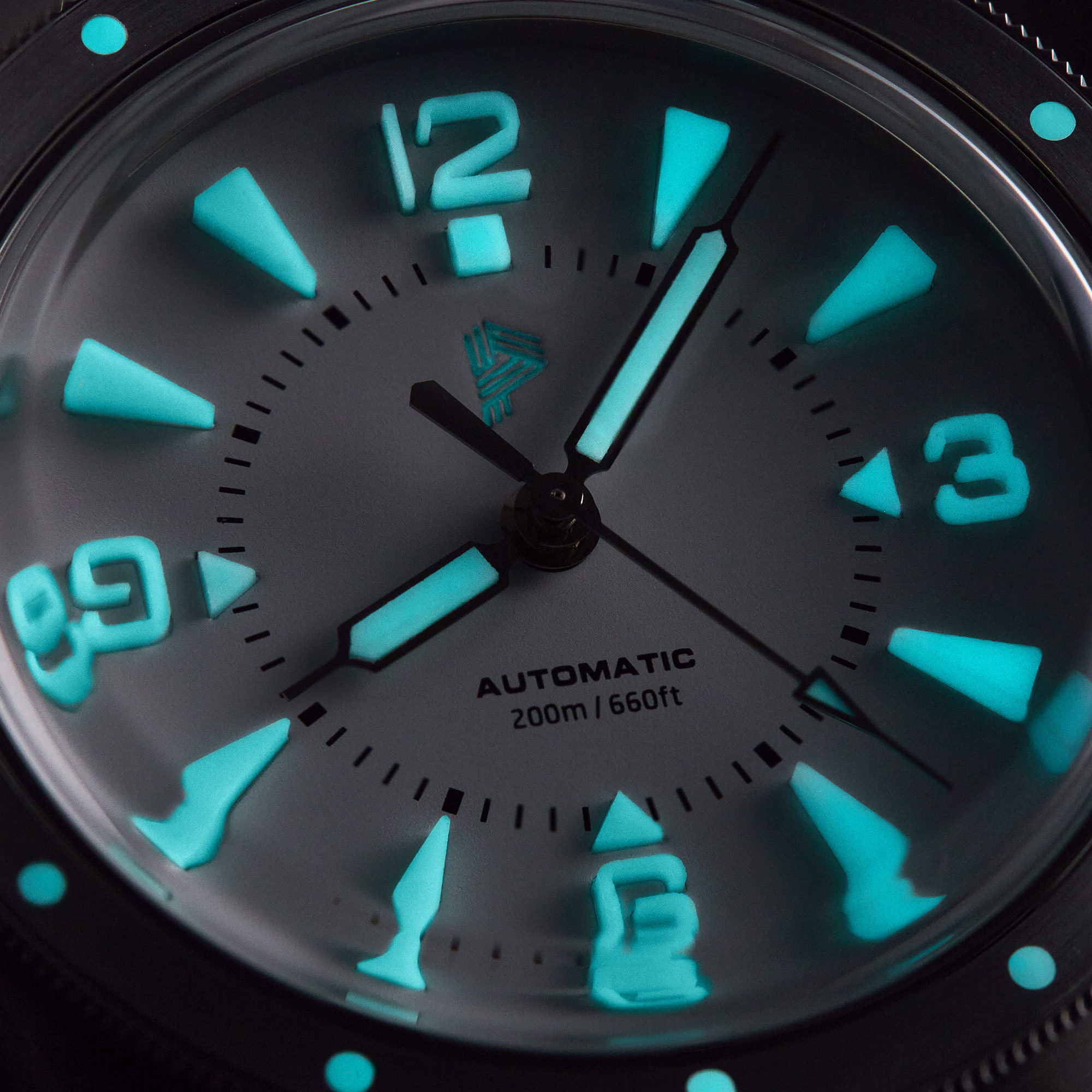 PH-2 skin diver watches with bracelet -white dial