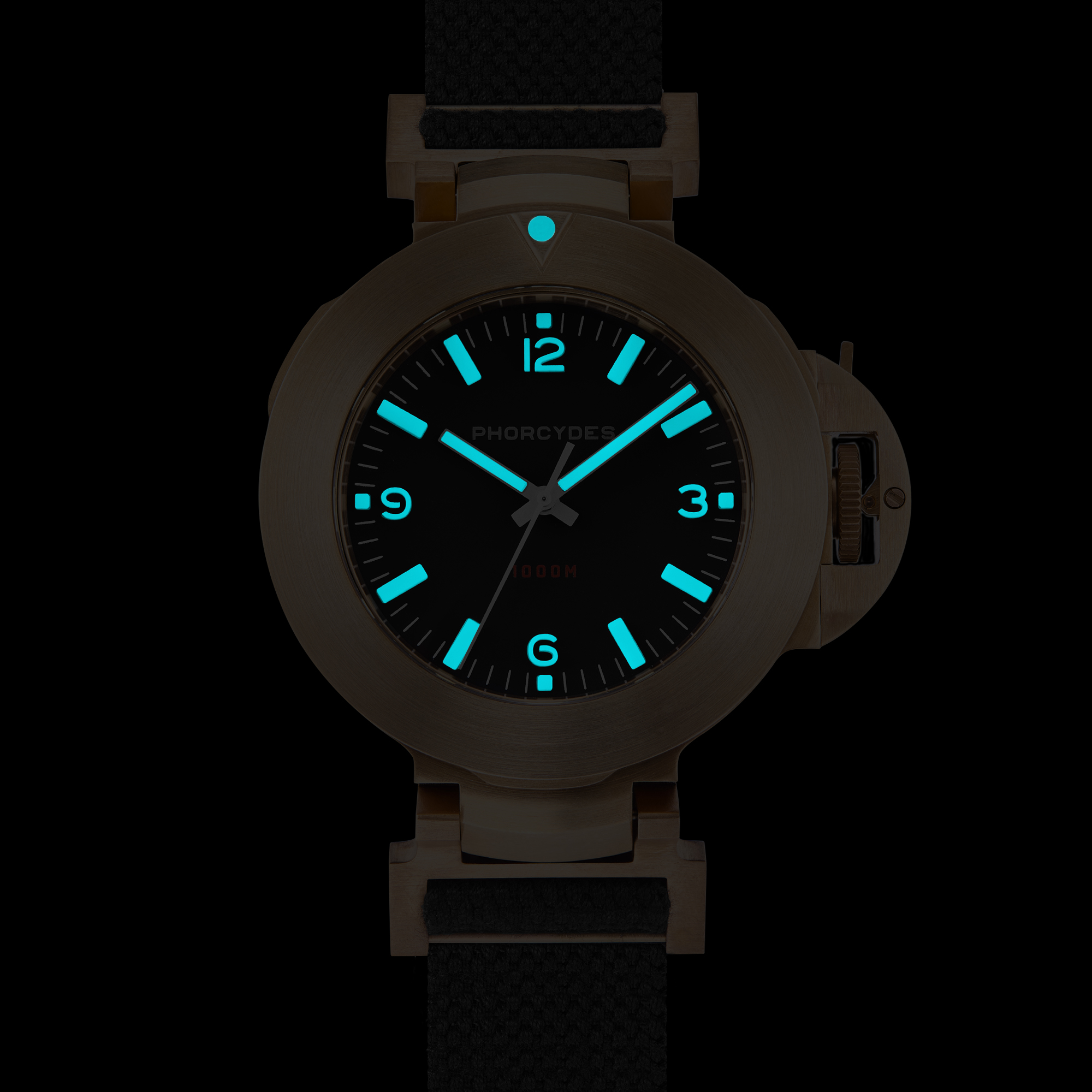 PHB-1 CuSn8 homage dive watch ANNO 1985 bronze prototype