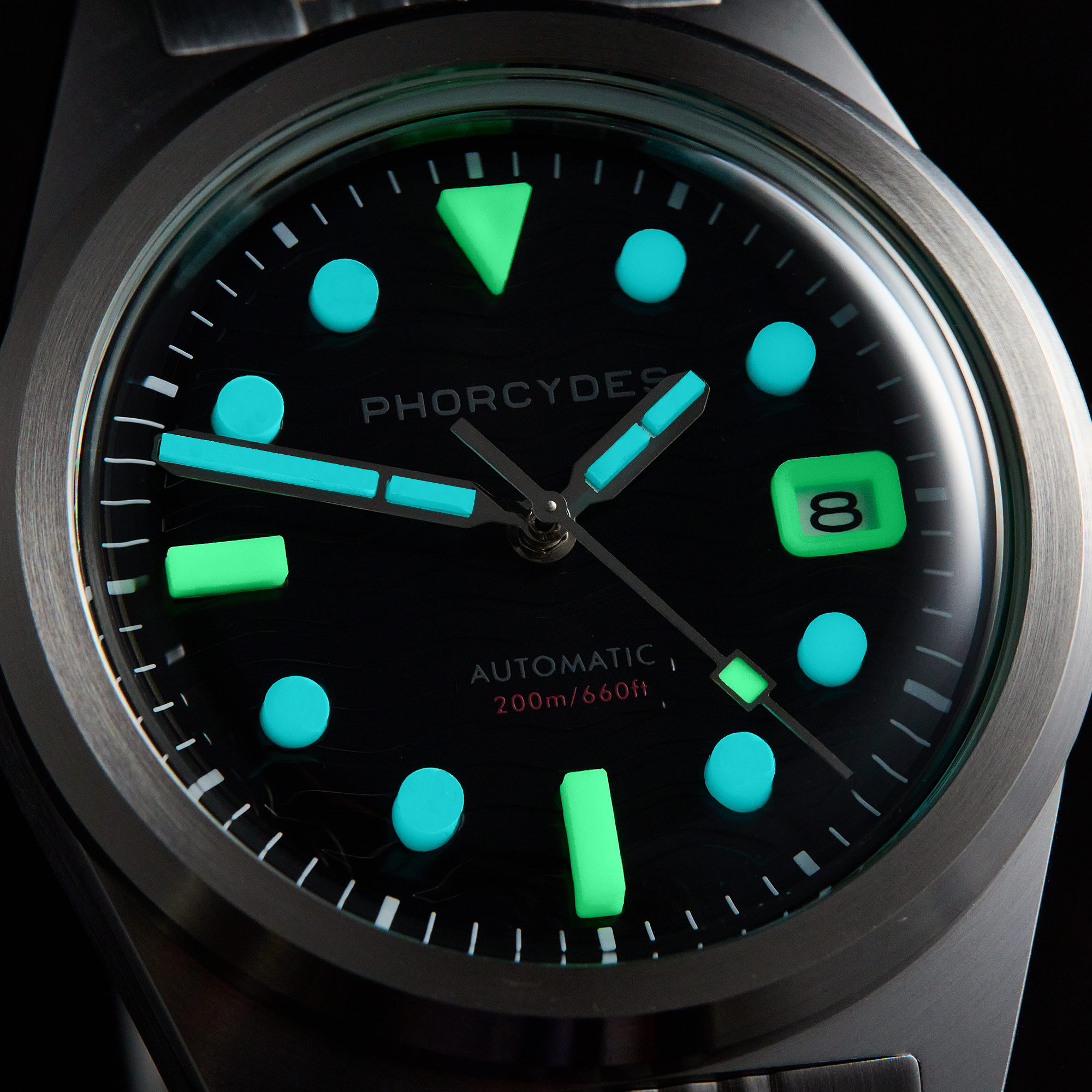 PH-5 skin diver watches with FKM strap