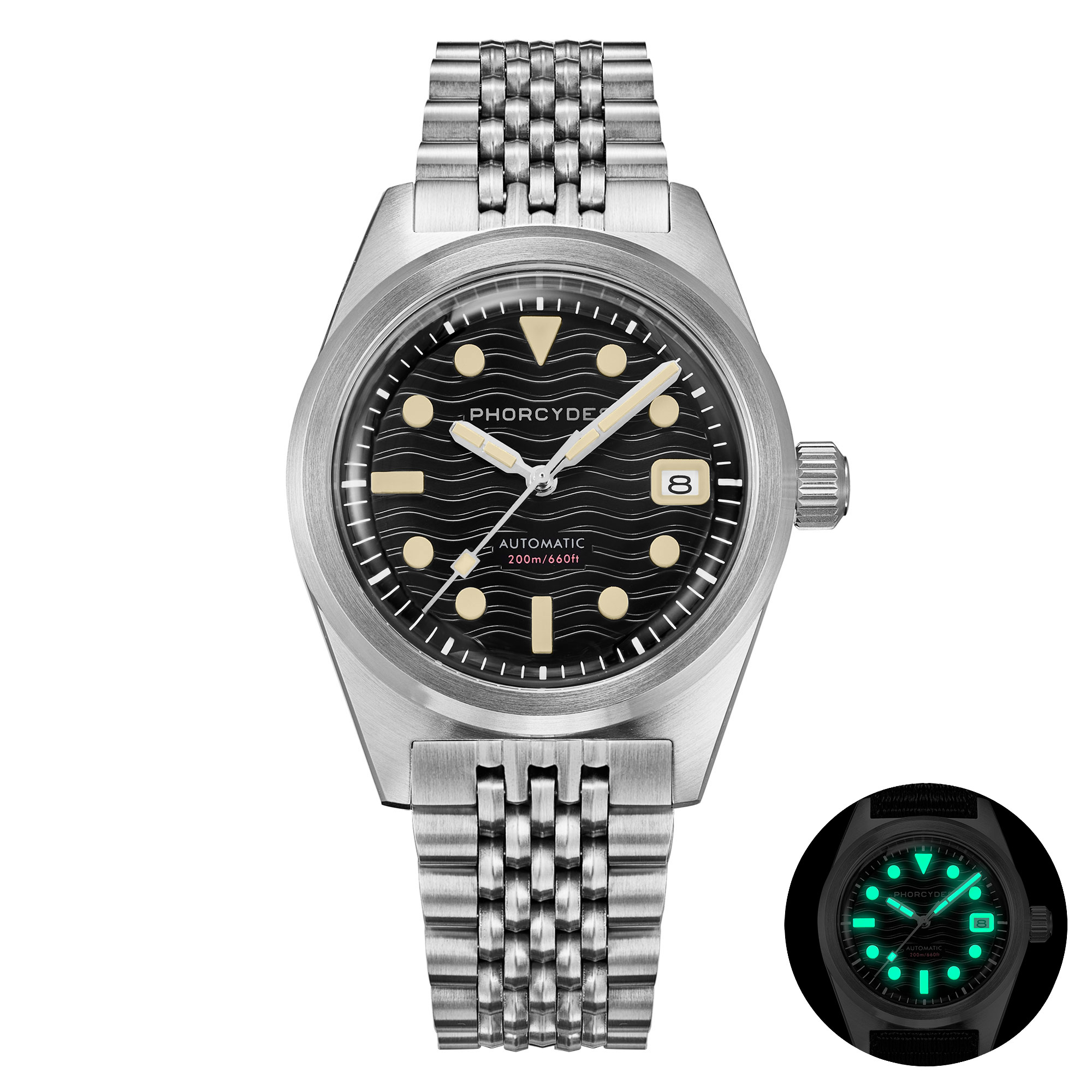 PH-5 skin diver watches with bracelet